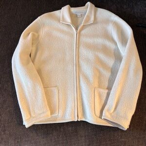 Casual Corner Cream Knit Cardigan